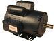 Leeson Heavy Duty 5 Hp 20.8a Electric Motor For Compressor 3600 145t 7/8 120554
