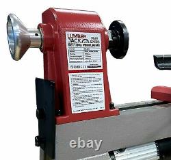 Lumberjack Bench Top Wood Turning Lathe 5 Speed with Heavy Duty Cast Bed 230V