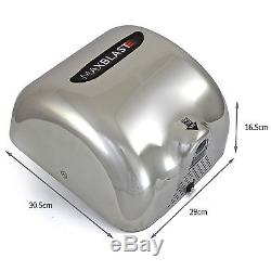 MAXBLAST Hand Dryer Strong Fast Commercial Heavy Duty Automatic Warm Air Drying