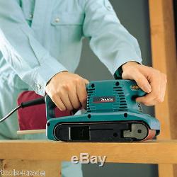 Makita 9911 3/75mm Electric Heavy Duty Belt Sander 240V Corded With Dust Bag