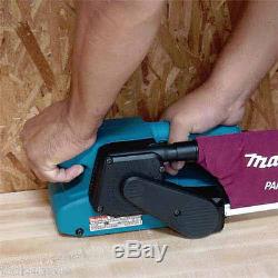 Makita 9911 3/75mm Electric Heavy Duty Belt Sander 240V Corded With Dust Bag