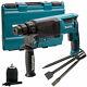 Makita Hr2630 3 Mode Sds+ Rotary Hammer Drill 110v With Chuck & Chisel Set