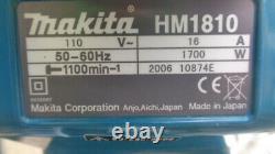 Makita Hm1810 Heavy Duty Breaker 110 Volts Very Little Use From New
