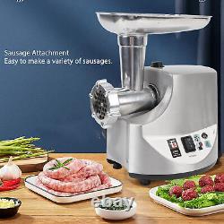 Meat Grinder Electric Heavy Duty Meat Mincer 2500W Sausage Stuffer Maker EU BG