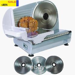 Meat Slicer X Large Heavy Duty 22Cm Diameter Electric Food Deli Cheese Bread S
