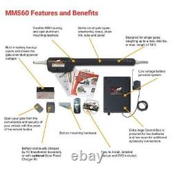 Mighty Mule MM71W 18 Ft. 850 Lb. Heavy-Duty Single Gate Opener Kit MM571W 1