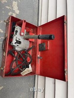 Milwaukee 1675-1 Hole Hawg Heavy Duty Corded Drill With Key, Handle & Case Working