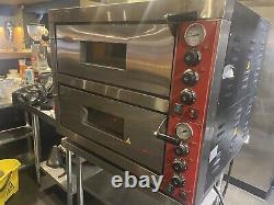 Modena MP8 Commercial Pro Pizza Electric Twin Oven Made In Italy Heavy Duty415V