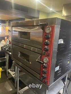 Modena MP8 Commercial Pro Pizza Electric Twin Oven Made In Italy Heavy Duty415V