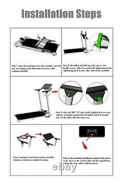 Motorized Electric Treadmill Running Machine Heavy Duty Folding Cardio Equipment