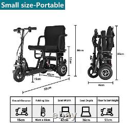 Mujocooker Folding Electric Mobility Scooter Lightweight Portable Travel Scooter
