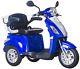 New 3 Wheeled Blue 900w Electric Mobility Scooter Free Fast Delivery + Gift