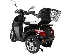 NEW 3 Wheeled Black ZT500 20AH 500W Electric Mobility Scooter LED Display + Gift
