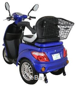 NEW 3 Wheeled Blue ZT500 20AH 500W Electric Mobility Scooter LED Display