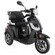 New 3 Wheeled Zt500 Glossy Black 800w Electric Mobility Scooter Led Display
