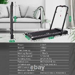 NEW Electric Treadmill Folding Running Machine Heavy Duty Workout Exercise 2.0HP