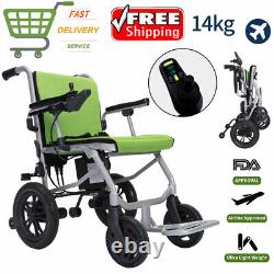 NEW Heavy-Duty Electric Wheelchair Easy-Folding, Portable, 3.7mph 12.4 miles