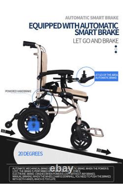 NEW Heavy-Duty Electric Wheelchair Easy-Folding, Portable, Lightweight, 3.7mph