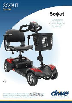 NEW Scout Lightweight Car Boot Travel Mobility Scooter by Drive Medical (4MPH)