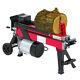 New! 5 Ton Heavy Duty Electric Log Splitter Hydraulic Wood Cutter With Stand Ao