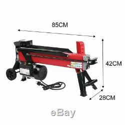 New! 5 TON HEAVY DUTY ELECTRIC LOG SPLITTER HYDRAULIC WOOD CUTTER WITH STAND aO