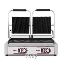 New Commercial Double PG 814B Electric Toaster and Grill Heavy Duty Stainless st