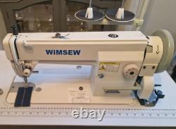 New Heavy Duty WIMSEW W111 INDUSTRIAL SEWING MACHINE Large Compacity Bobbin