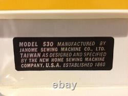 New Home Janome 530 Heavy Duty Zig Zag Straight Electric Sewing Machine