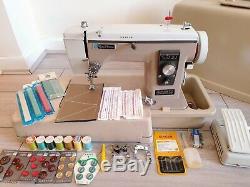 New Home Janome 535 Heavy Duty Electric Sewing Machine Upholstery Leather + Foot