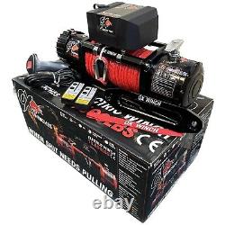 OX ELECTRIC WINCH 12v 13500lbs SYNTHETIC JEEP LANDROVER 4x4 DEFENDER HEAVY DUTY
