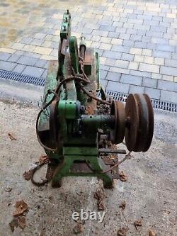 Old heavy duty electric industrial bandsawithhacksaw