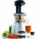 Omega Vrt350 Silver Heavy Duty Dual-stage Vertical Single Auger Low Speed Juicer