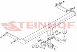 Original Fit VW Passat Estate Tow Bar B8 models from 2014 with Electrics