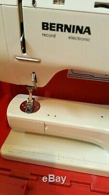 Outstanding Condition Legendary Bernina 830 Record Heavy Duty Sewing Machine