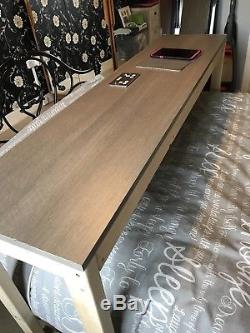 Over bed rolling table Made To Order With Electrics And USB Charger
