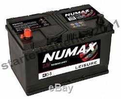 Pair 2 X 12V 95AH Numax LV26MF Heavy Duty Deep Cycle Leisure Marine Battery
