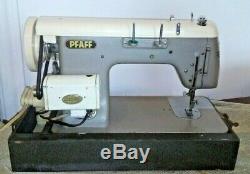 Pfaff 139 Vintage Sewing Machine Heavy Duty HIGH SHANK 3 layers leather withcase