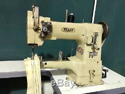 Pfaff Walking Foot Cylinder Arm Heavy Duty Industrial Sewing Machine For Leather