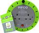 Pifco 5m 2 Way 10 Amp Electric Extension Cable Reel Mains Plug & Socket Lead Uk