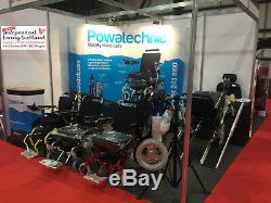 Powa10+ Heavy Duty Front Wheel Drive Folding Electric Wheelchair 2 years service