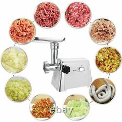 Powerful Electric Meat Grinder Heavy Duty Kitchen Sausage Stuffer Beef Mincer