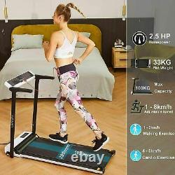 Pro Electric Treadmill Running Jogging Machine Heavy Duty Workout 2.5MPH UK