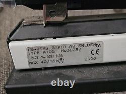Rapid 105 Heavy Duty Electric Stapler Working Isaberg Sweden A105 With Staples