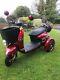 Red 3 Wheeled Retro Style Electric Mobility Scooter 500w 60v100ah