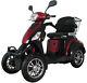 Red 4 Wheeled 60v100ah 600w Electric Mobility Scooter Free Delivery- Green Power