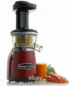 Red Omega VRT350 Heavy Duty Dual-Stage Vertical Single Auger Low Speed Juicer