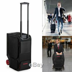 Rideable Electric Suitcase Scooter Motor Wheel 16 km/h Travel Carry Luggage Case