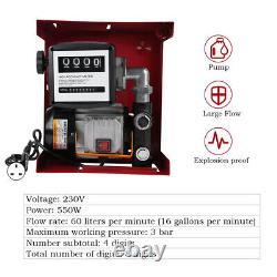 Self Priming Electric Oil Pump Transfer Fuel Oil Diesel 60L/Min 230V -Heavy Duty