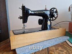 Singer 15k HEAVY DUTY SEMI INDUSTRIAL ELECTRIC Sewing Machine CASED