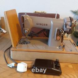 Singer 185K Sewing Machine Vintage Heavy Duty Electric Light Pedal. Tested Works